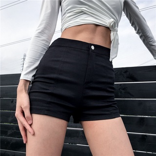 Women's High Waist Shorts Casual Punk Style Streetwear Hip Criss-Cross Bandage Hot Pants for Summer Party Club (3)