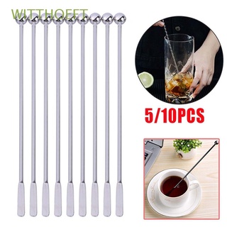 WITTHOEFT Creative Cocktail Stirrers Mixing Mixing Sticks Stirrers 19cm Stainless Steel Mixer Cocktail Drink Bar tool Swizzle Stick