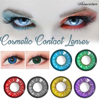 shimeistore 1 par de lentes de contacto de ojos seguros ergonómicos hema belleza cosméticos lentes de contacto para mujer
