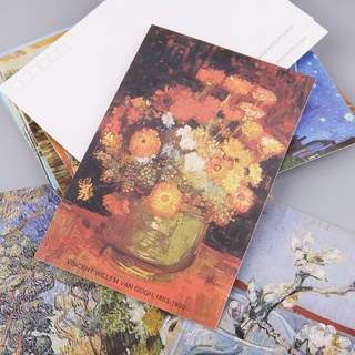 bmessi 30 hojas famosas pinturas retro vintage postal tarjeta de regalo de navidad tarjetas de regalo (4)