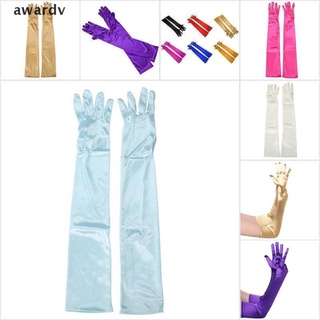 awdv guantes largos de cuero sintético para mujer, fiesta de noche, moda, cálidos, pantalla táctil. (9)