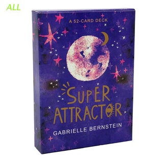 ALL Super Attractor Tarot A 52-Card Deck Full English Read Fate Family Party Board Game Oracle Playing Cards