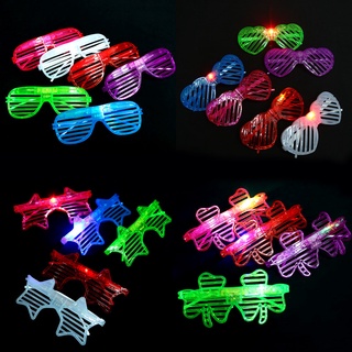 nuevas gafas creativas luminosas juguetes personalidad fiesta decoración de luz fría gafas de mosaico gafas de fiesta decoración de fiesta necesidades