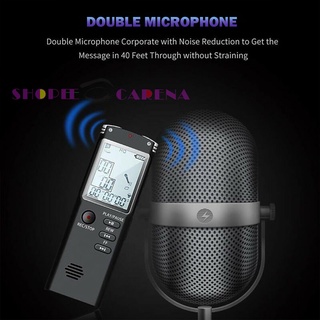 （shopeecarenas） Voice Recorder - Sound Audio Recorder Portable Dictaphone Recording Device