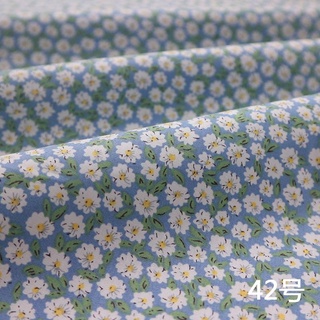 [100% Algodón]tela Floral de punto cuadrícula de rayas de tela de costura DIY acolchado Patchwork hecho a mano Material 5mFJ