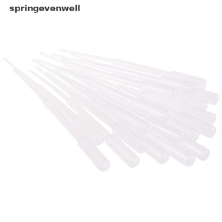 [springevenwell] 20/100 pzs set de goteros de plástico desechables de 3 ml/transferencia graduada para pipetas calientes