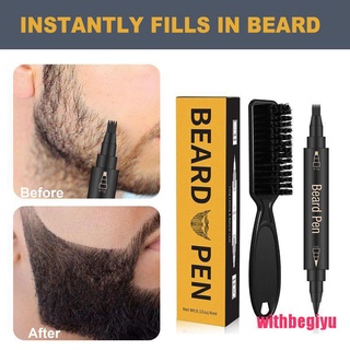 [withb] bolígrafo profesional de barba para hombre/bolígrafo de relleno de barba/tinte para barba/bolígrafo impermeable