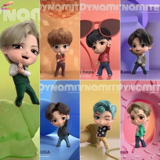 8 generaciones 7PCS BTS Kpop Bangton Boys estatuilla Mini ídolo muñeca decoración muñeca juventud liga figura cerámica figura anime periféricos