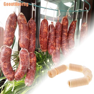 [Gooutdoorhg] 15 Meters X 20Mm Dry Collagen Sausage Casing Meat Sausages Casing Maker