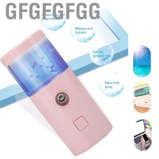 Gfgfgfgg 20ml Mini portátil Nano Spray Facial hidratante vaporizador Facial humidificador Facial