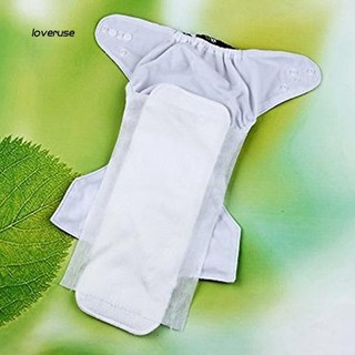 Lvue_100 hojas/rollo Biodegradable de viscosa a rasable para pañales de bebé