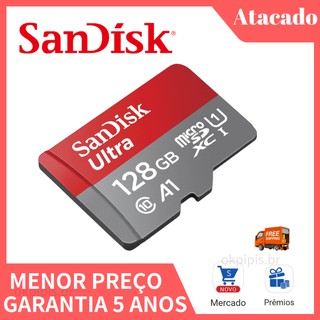 Tarjeta De memoria Sandisk Sd tarjeta Micro Sd velocidad 100mb/S Ultra A1 clase 10 128gb