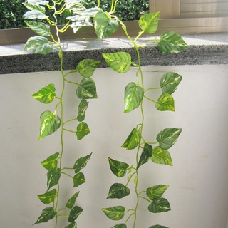 Artificial Plant Wall Hanging Green Leaf Vine Flower Vine / Simulation Ivy Wall Hanging Wreath / Home Terrace Garden Decoration