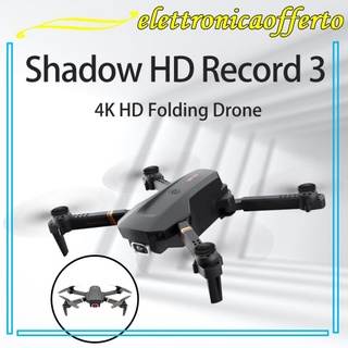 [elettronic] Drone V4 HD FPV video en Vivo plegable RC Quadcopter Helicóptero juguetes para niños, funciones Formas, una llave de arranque, altura