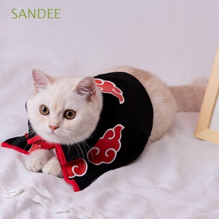 sandee cachorro mascota ropa de navidad gato capa akatsuki vestir lindo peluche para oso de peluche pequeño perro cos disfraz de halloween perro capa (1)