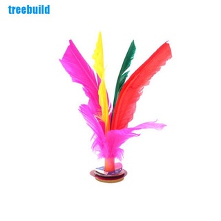 [Treebuild] colorido pluma china Jianzi pie juego de deportes Kicking volante