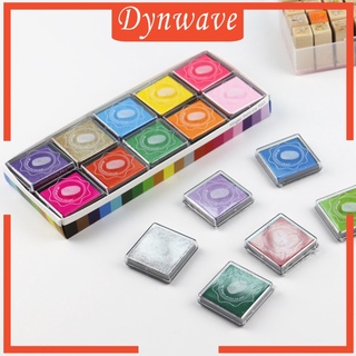 [DYNWAVE] Almohadilla de tinta sellos no tóxicos DIY dedo lavable almohadillas de tinta para niños sellos de goma (3)