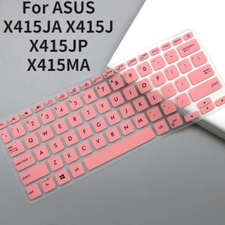 funda de silicona para teclado asus x415ja x415j x415jp x415ma x415 ja j jp ma x415m portátil de 14 pulgadas