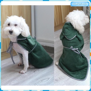 Pet Drying Towel Towel For Small Pet Dogs Cats Small Medium Cats Green-S