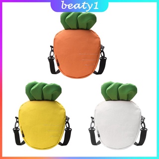 (beaty) moda mujeres niñas crossbody bolso de dibujos animados patrón de zanahoria bolsas de hombro regalo