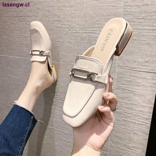 Slippers women s outer wear summer 2021 new fashion women s shoes Muller sandals ins tide shoes Baotou half slippers