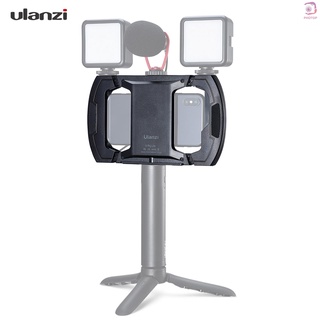 [POP]Ulanzi U-Rig Lite Video Vlog teléfono plataforma jaula con Triple zapata fría 1/4 rosca de tornillo para Smartphones Video Streaming micrófono LED montaje de luz (1)