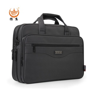 [en Stock] hombres maletín portátil bolsas buena tela de Nylon multifunción impermeable 15.6" bolsos de negocios hombro hombres bolsas de oficina