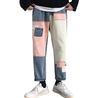 los hombres pantalones vaqueros streetwear hombres pantalones de mezclilla 2021 otoño longitud del tobillo hip hop jeans pantalones pantalones vaqueros