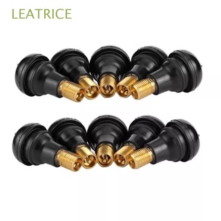 LEATRICE Motorcycle Vacuum Tire Black Car Wheel Car Tyre Valve Stems Tubeless TR-413 Auto Accessories Car Tire Snap-in Copper Dust Caps