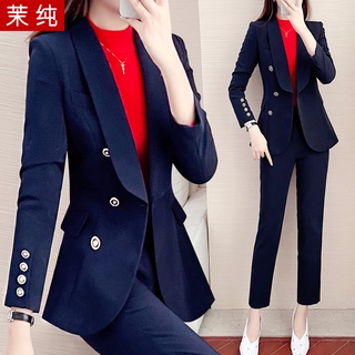 Traje de moda de las mujeres 2021 otoño nuevo estilo occidental de aspecto juvenil traje de negocios versión coreana de chanel estilo traje