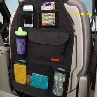 ze conveniente asiento de coche organizador trasero multi-bolsillo bolsa de almacenamiento caja caja
