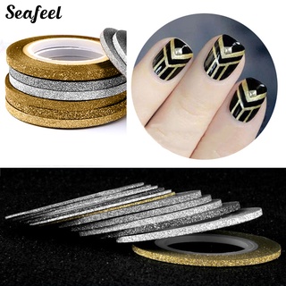 (Seafeel) 6 unids/Set de cinta adhesiva para uñas, diseño de uñas, decoración de uñas (3)