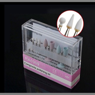 qukiblue nuevo kit de pulido compuesto dental ra 0309 para pieza de mano de baja velocidad contra angle cl