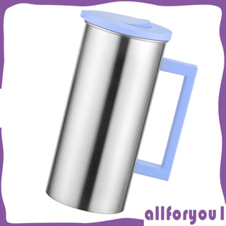 Taza térmica De acero inoxidable con tapa | 1.8L/61Oz Para agua Café jugo té hielo y leche | Premium