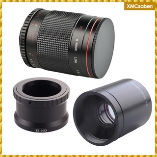 500mm f/8.0 Telephoto Mirror Lens + 2X Teleconverter for Sony E Mount Camera