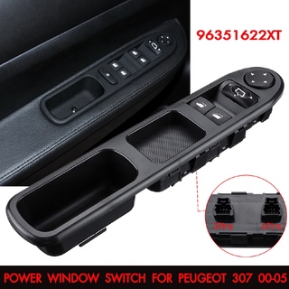 Front Electric Window Mirror Switch Driver Side For Peugeot 307 00-05 96351622XT