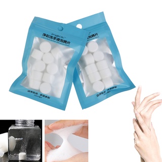 [NSE] 20Pcs espuma desinfectante de manos instantáneo antibacteriano tabletas efervescentes lavado a mano Newspringeven (8)