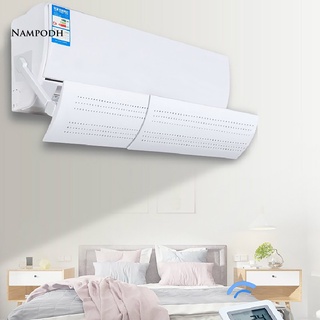 Dq aire acondicionado deflector Anti soplado directo montado en la pared PVC retráctil Anti-viento escudo para el hogar