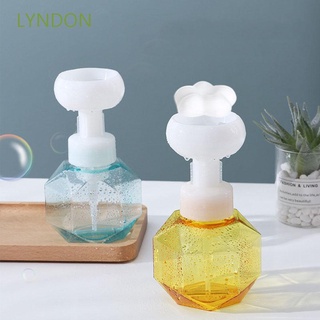 Lyndon - loción de Gel de ducha de plástico de alta calidad, en forma de flor, botella vacía, Multicolor