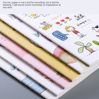 cuaderno creativo de dibujos animados a5 costura diario bloc de notas estudiante minimalista cuaderno papelería al por mayor costura cuaderno (3)