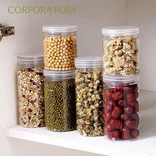 CORPORATORY Home Storage Box Storager Transparent Storage Tank Sealed Kitchen for Crisper Grains for Food Cans Container