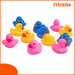 Lot 12pcs Mix bebé niños niños baño juguete de goma carrera chirriante pato Ducky