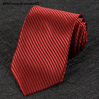 (witheredroseshg) jacquard tejido nueva moda clásico rayas corbata de los hombres trajes de seda corbata corbata a la venta (3)