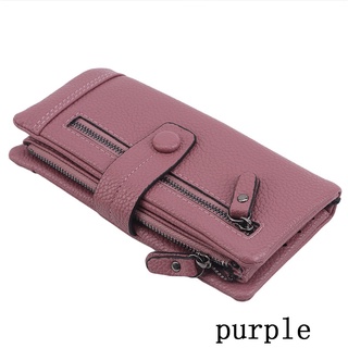 cartera de gran capacidad para mujer, bolso de embrague, bolso de mano, botón (3)