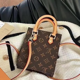 Nueva moda Louis Vuitton Pu Leather Petit Sac Plat LV Bolso bandolera Bolso bandolera