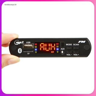 Módulo de Radio FM USB TF de Audio para coche/placa decodificadora inalámbrica 5V 12V MP3 WMA reproductor MP3 con mando a distancia (1)