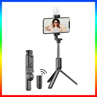 [CCC] Palo Selfie inalámbrico de 360 grados portátil con luz LED trípode Selfie palo