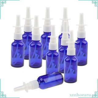 10 unids botellas de aerosol nasales rellenables vacas de vidrio frascos de niebla fina 30 ml (4)