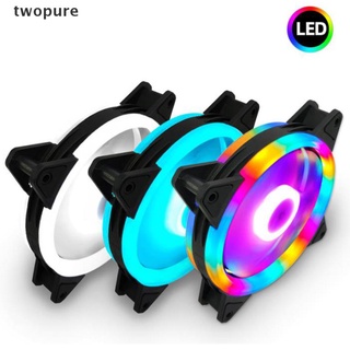 [twopure] 120mm RGB Case Fan Cooler PC Cooling Case Fans 3PIN 4PIN LED Cooler Heatsink [twopure]