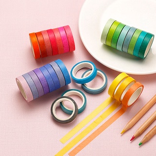 juego de 60 rollos de cinta washi colorida, papel enmascaramiento cintas decorativas para manualidades diy y planificadores de artes álbumes de recortes adhesivo
